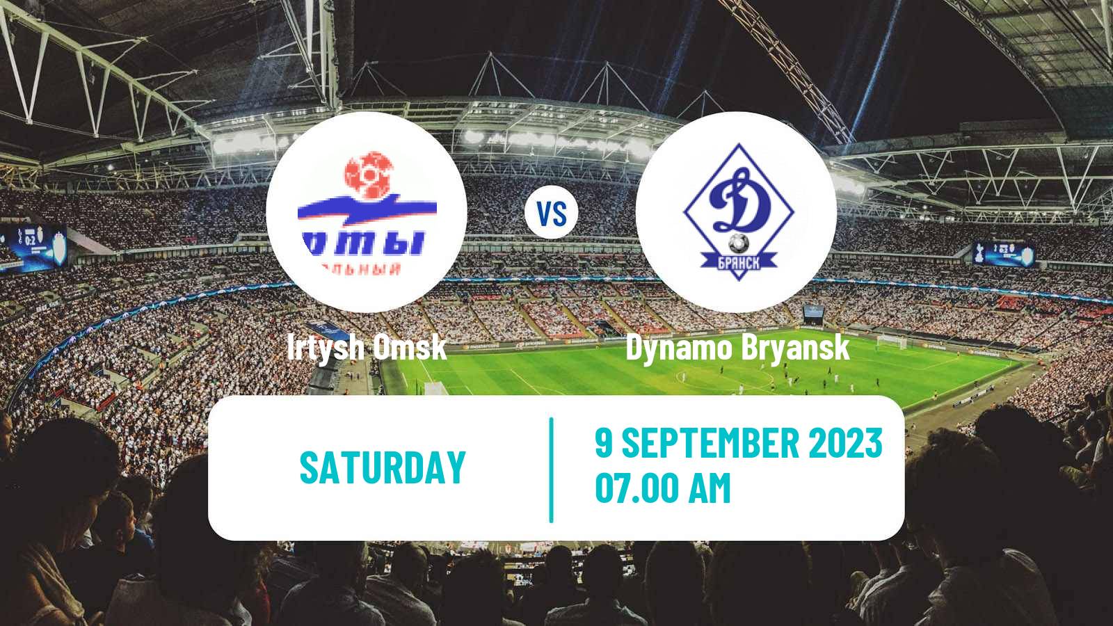 Soccer Russian FNL 2 Division A Gold Irtysh Omsk - Dynamo Bryansk