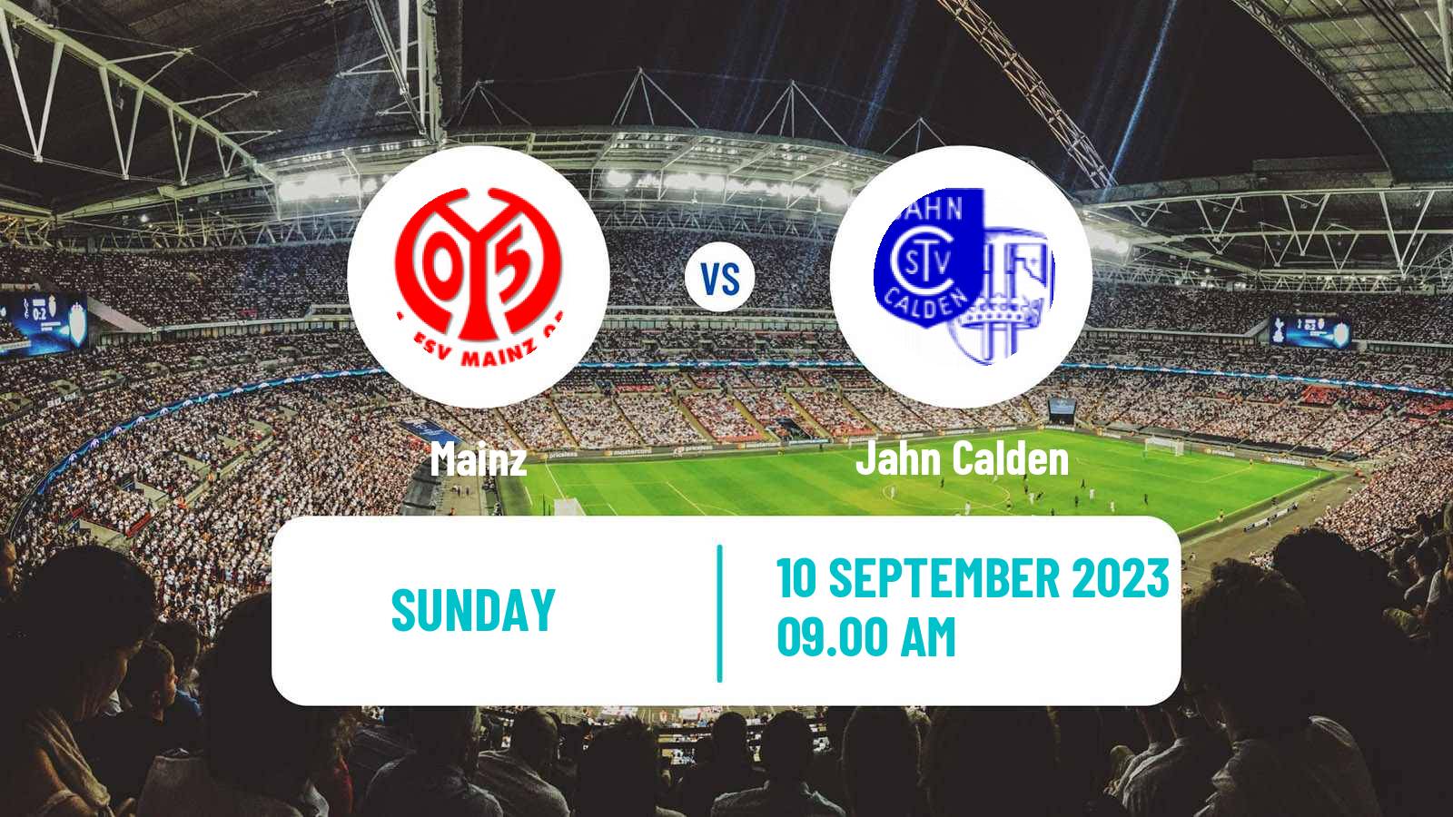 Soccer German DFB Pokal Women Mainz - Jahn Calden