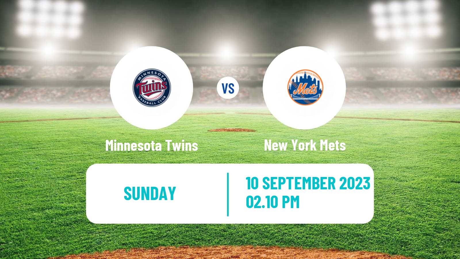 Baseball MLB Minnesota Twins - New York Mets