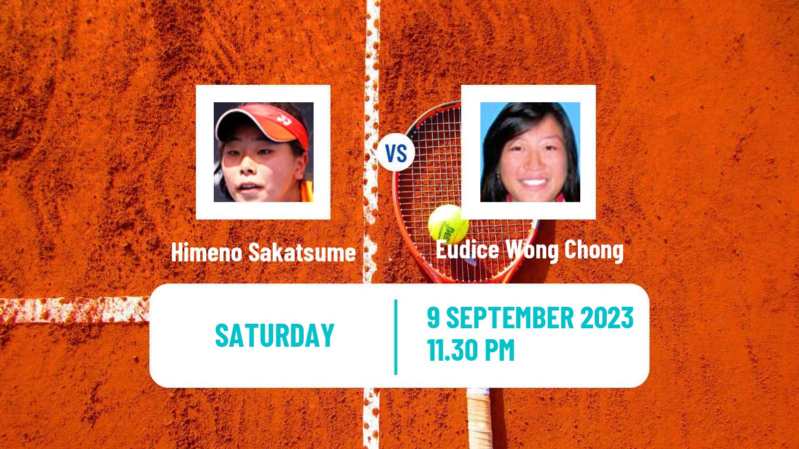 Tennis WTA Osaka Himeno Sakatsume - Eudice Wong Chong