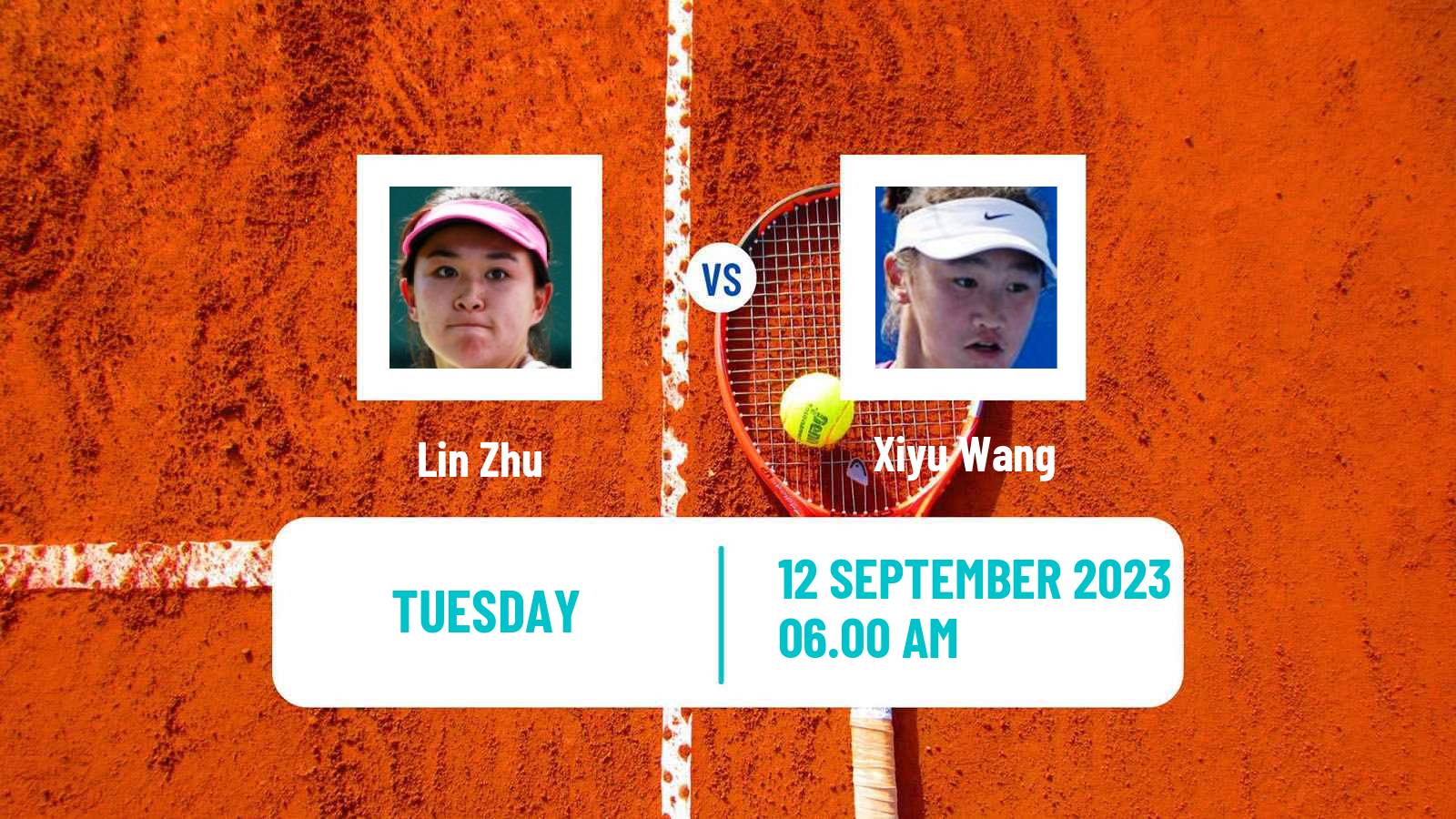 Tennis WTA Osaka Lin Zhu - Xiyu Wang