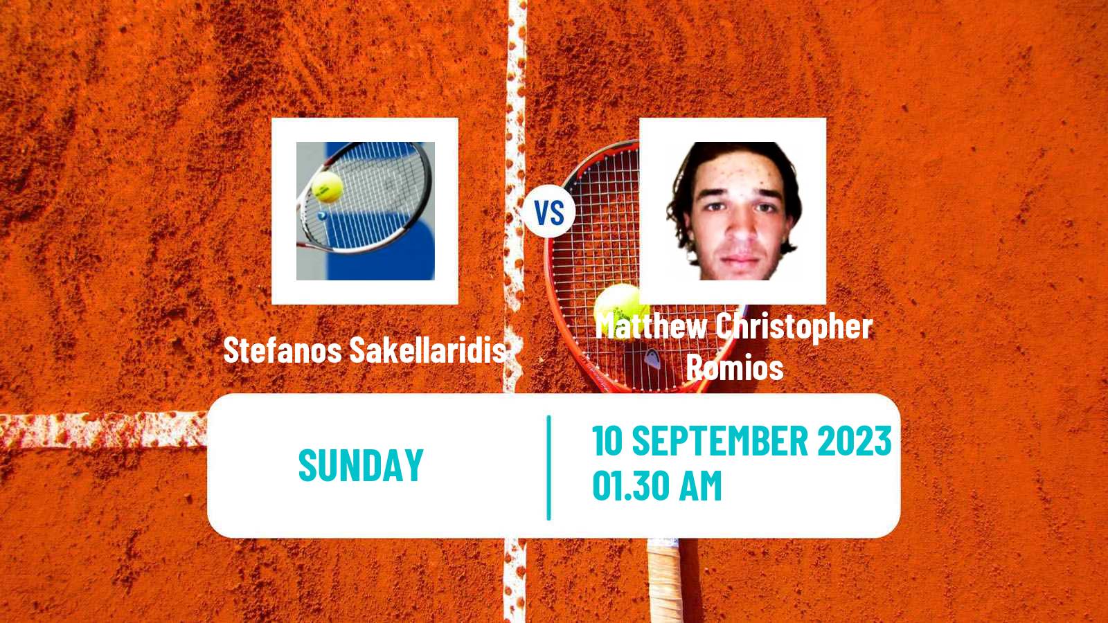 Tennis Guangzhou Challenger Men Stefanos Sakellaridis - Matthew Christopher Romios