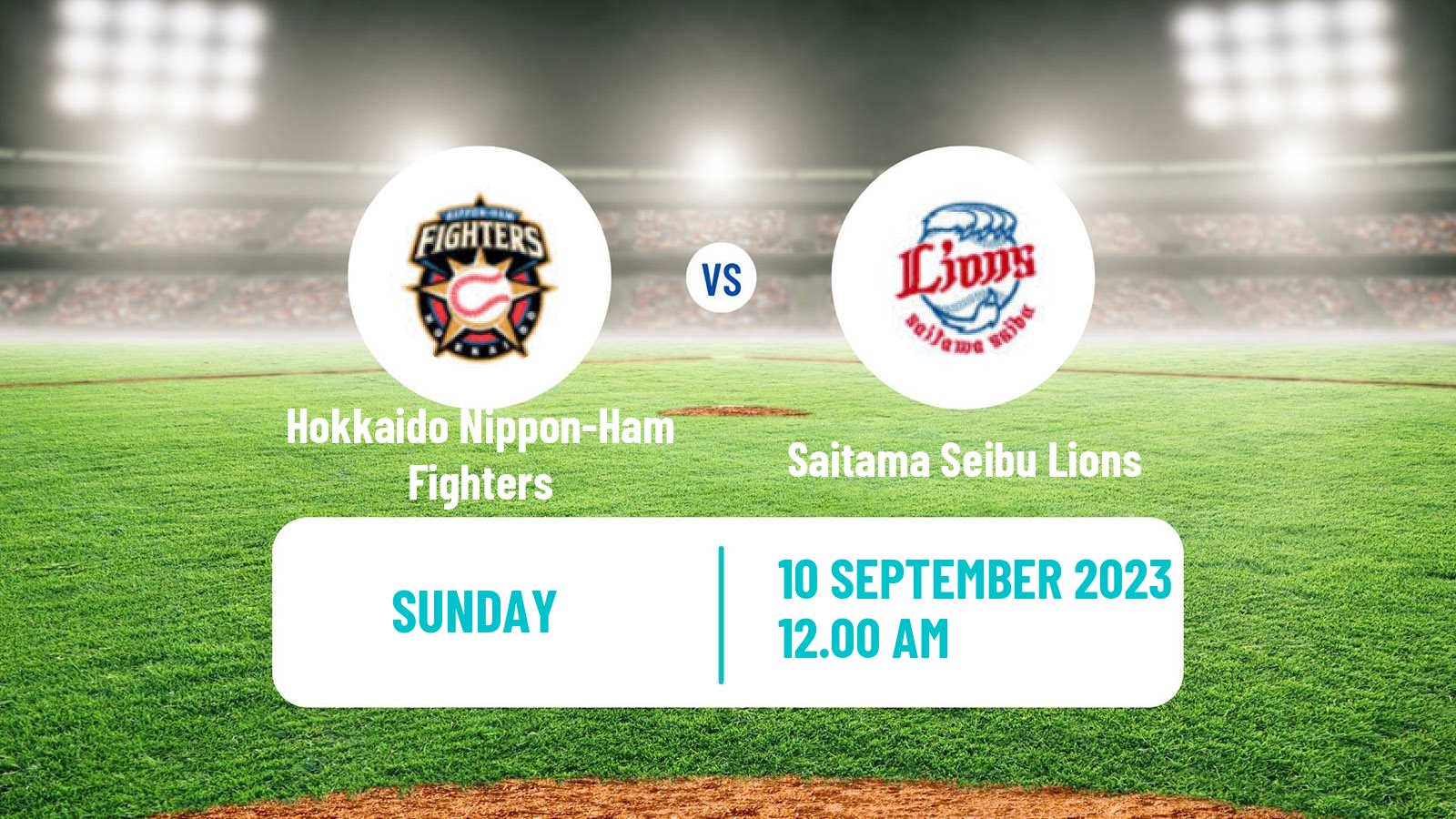 Hokkaido Nippon Ham Fighters Saitama Seibu Lions predictions, where to watch, live
