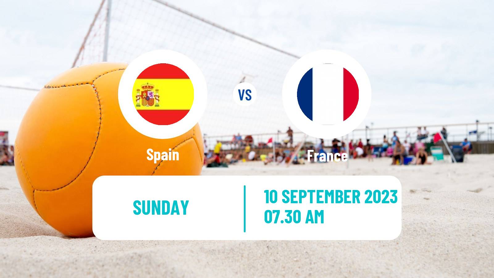 Beach soccer Mediterranean Beach Games Spain - France