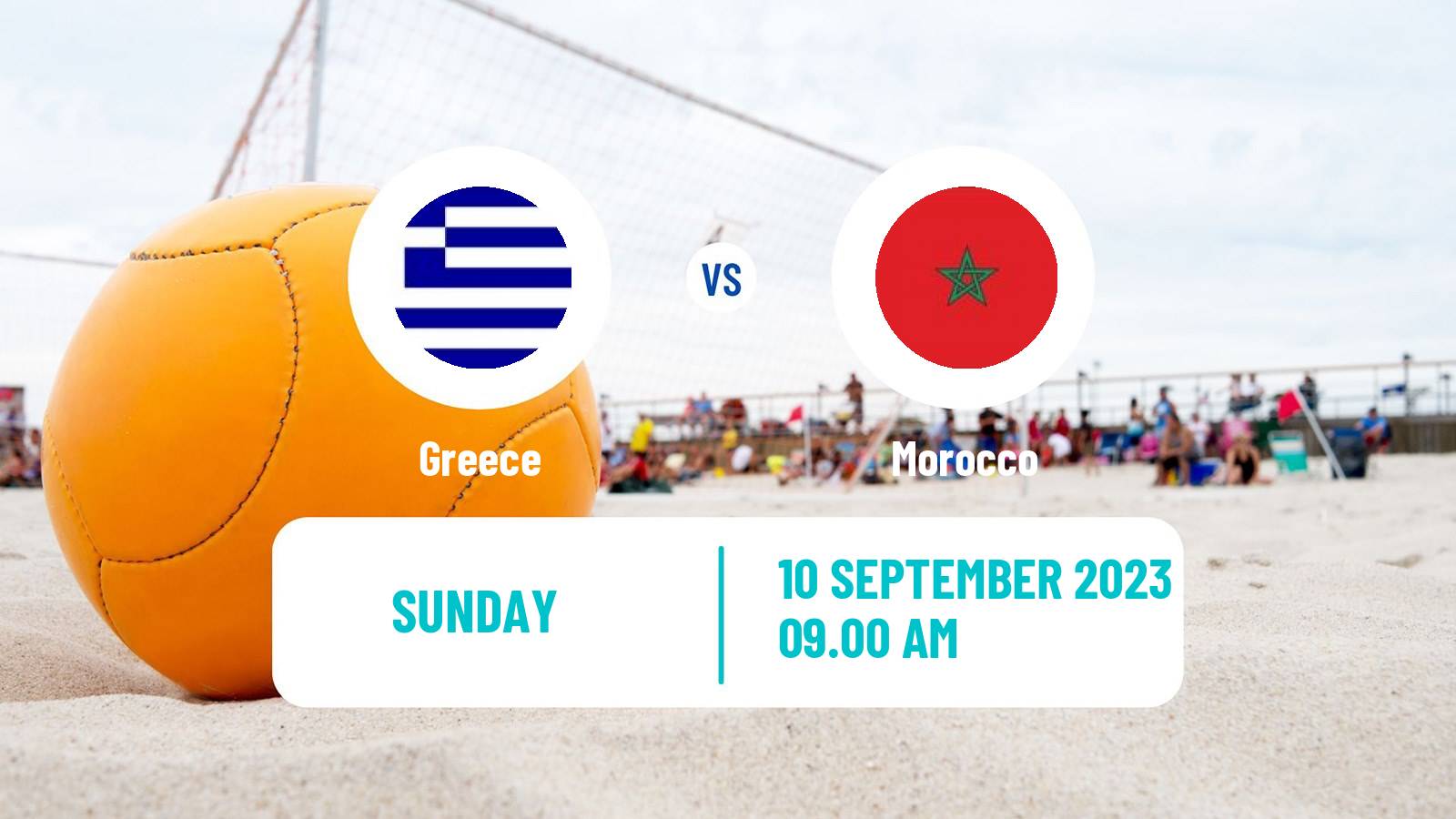 Beach soccer Mediterranean Beach Games Greece - Morocco