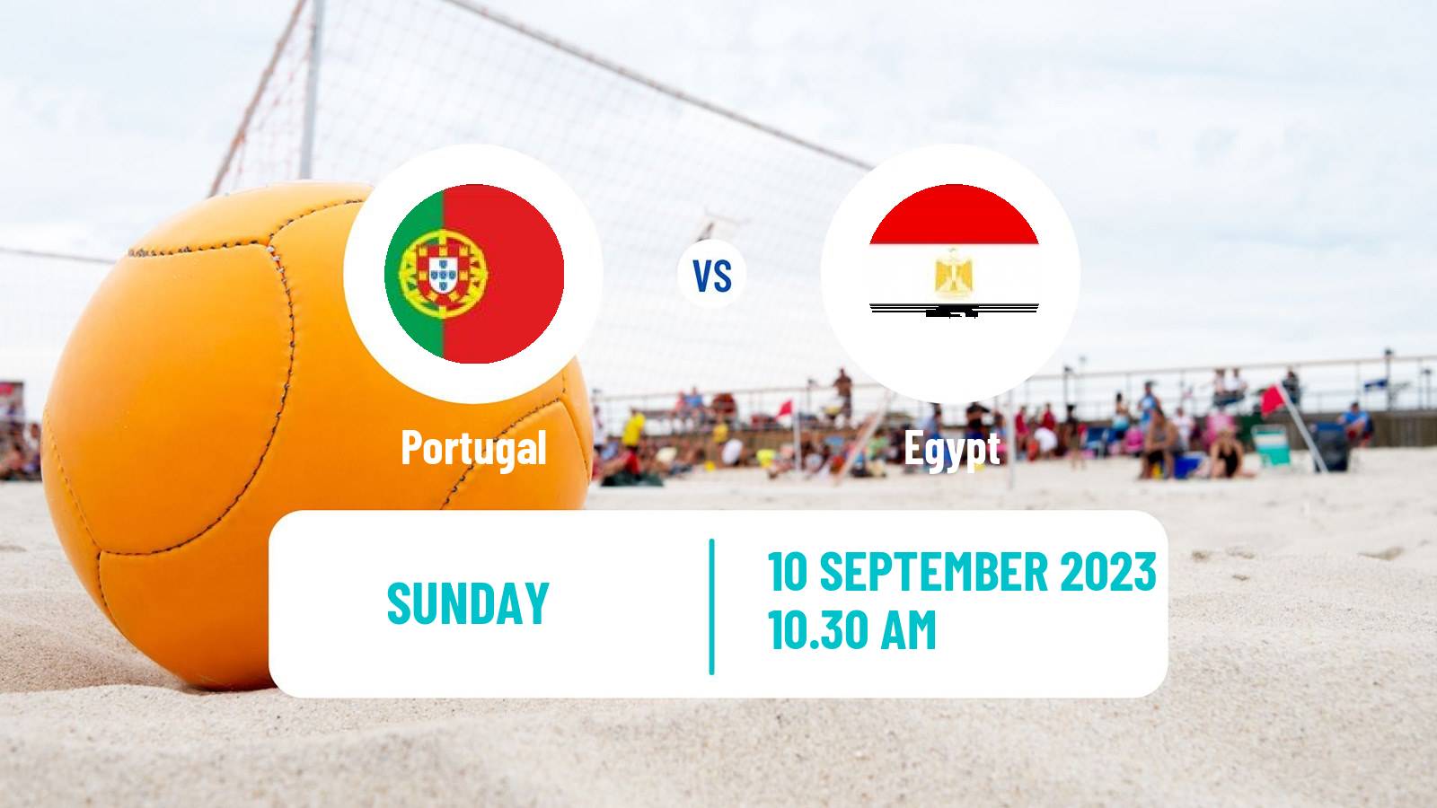 Beach soccer Mediterranean Beach Games Portugal - Egypt