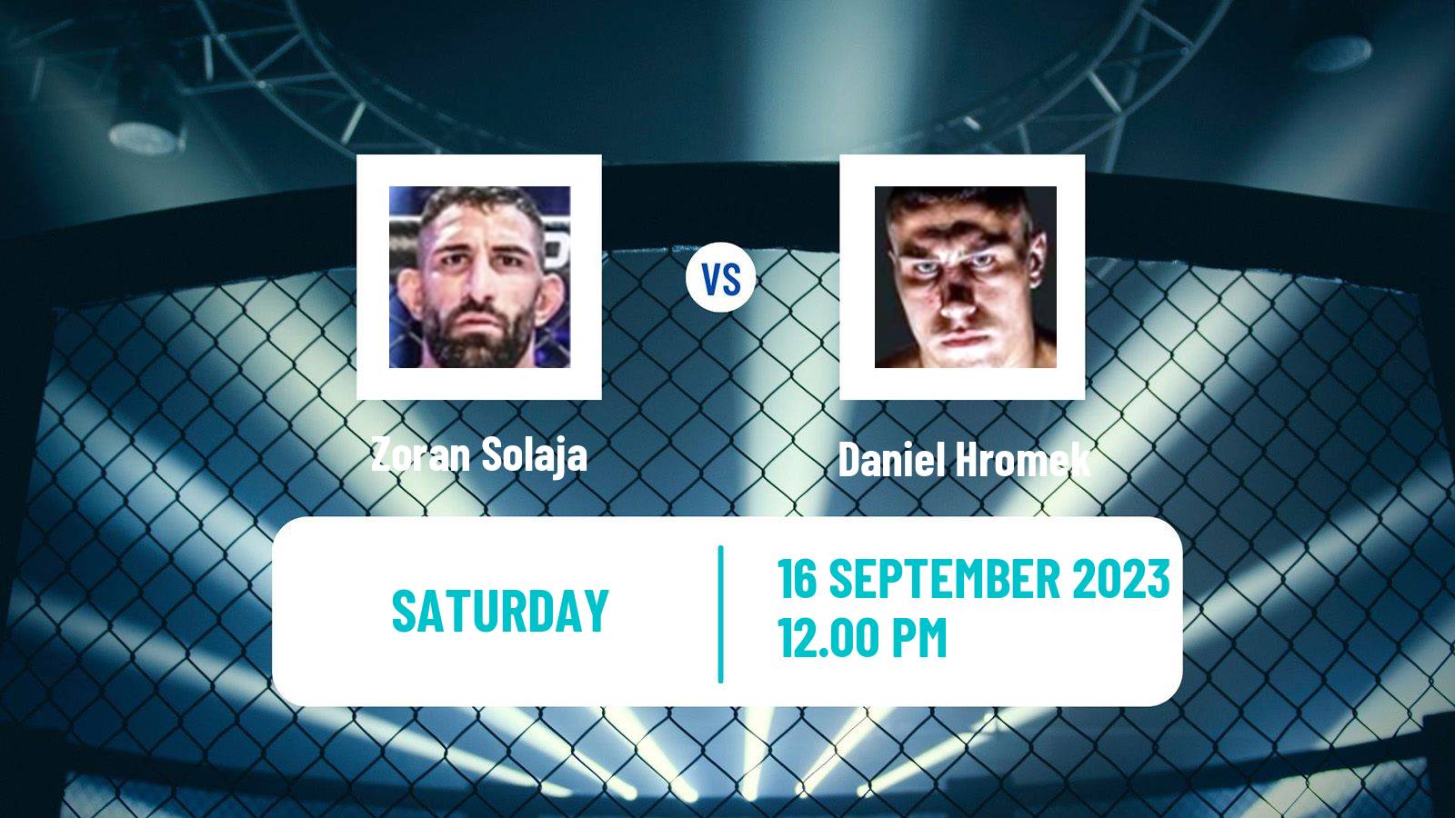 MMA Welterweight Oktagon Men Zoran Solaja - Daniel Hromek