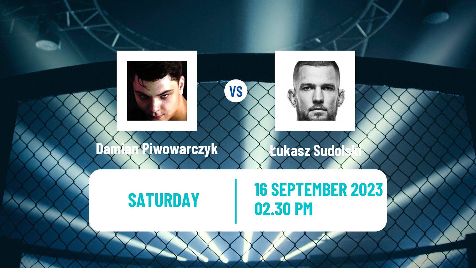 MMA Light Heavyweight Ksw Men Damian Piwowarczyk - Łukasz Sudolski