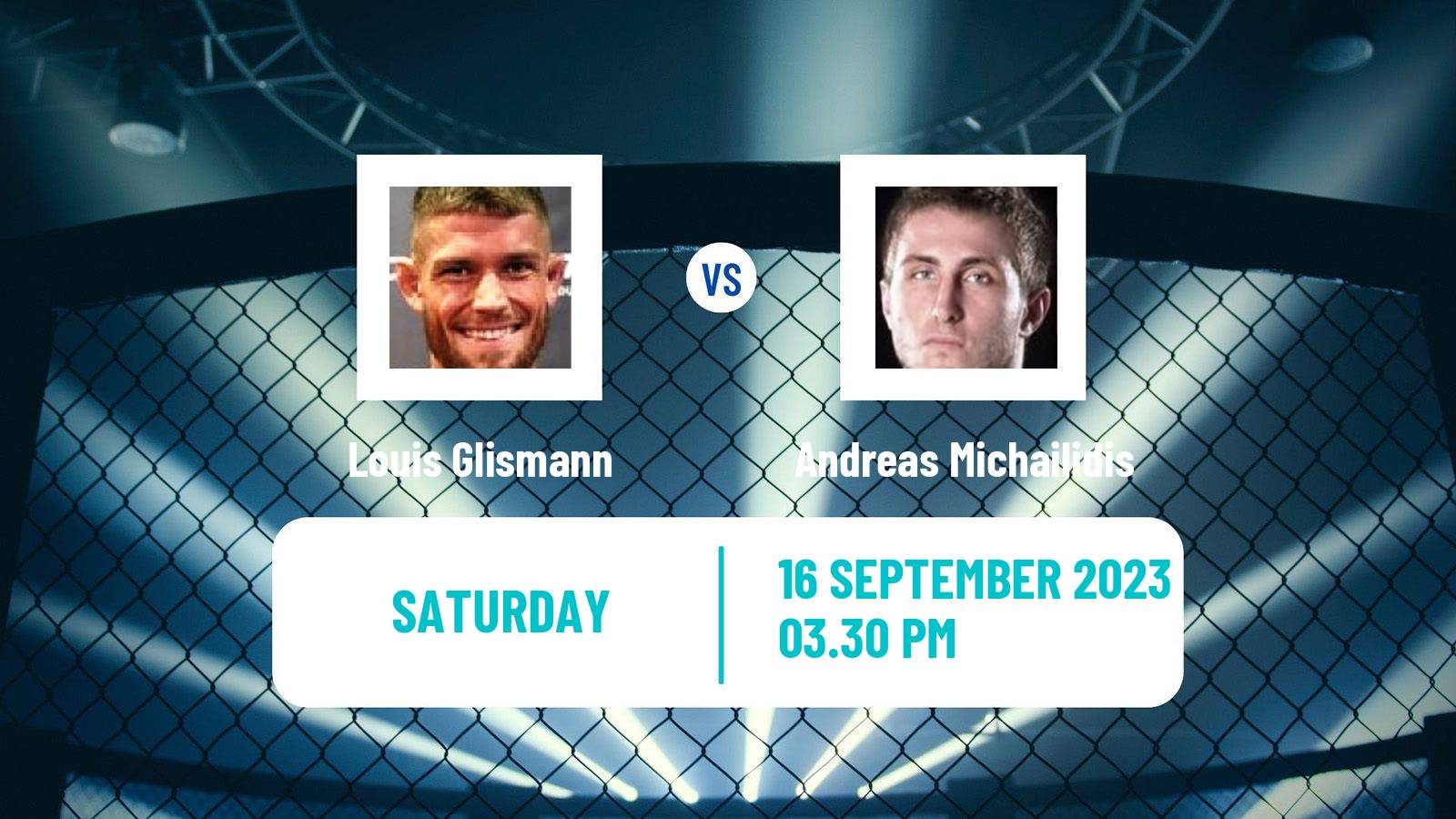 MMA Welterweight Oktagon Gamechanger Men Louis Glismann - Andreas Michailidis