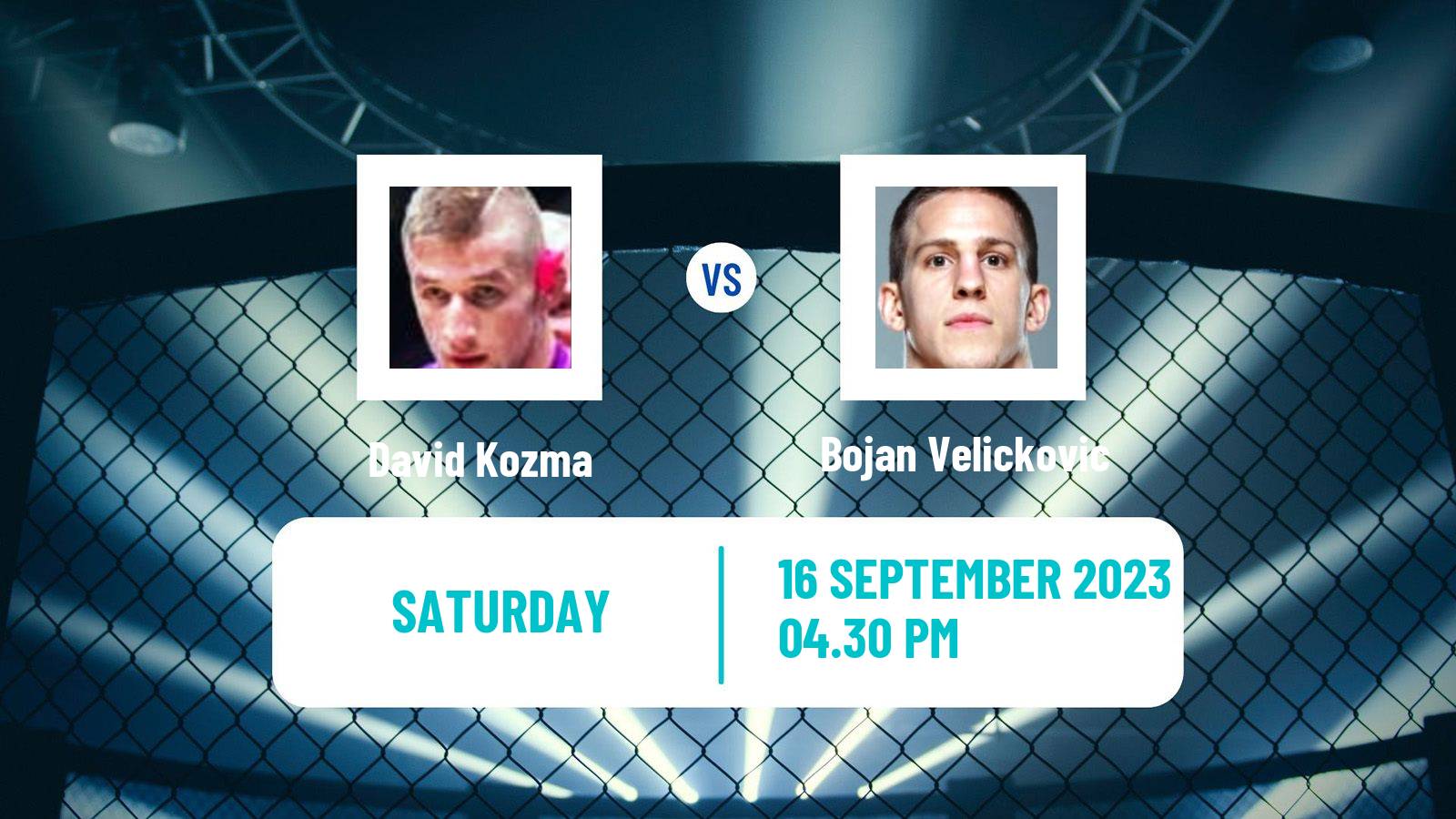 MMA Welterweight Oktagon Gamechanger Men David Kozma - Bojan Velickovic