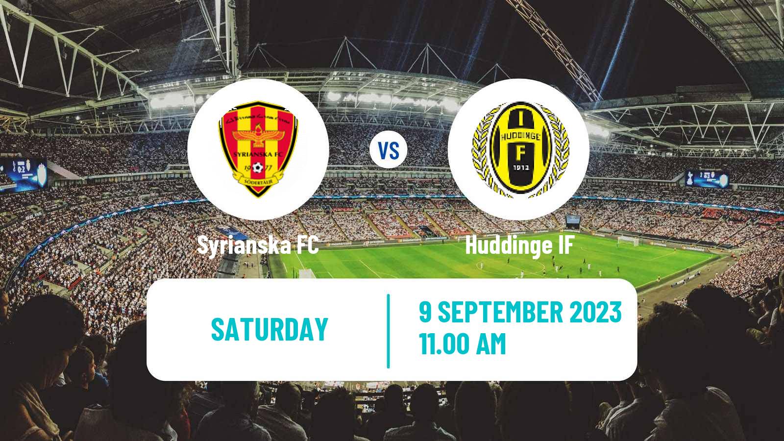 Soccer Swedish Division 2 - Södra Svealand Syrianska - Huddinge