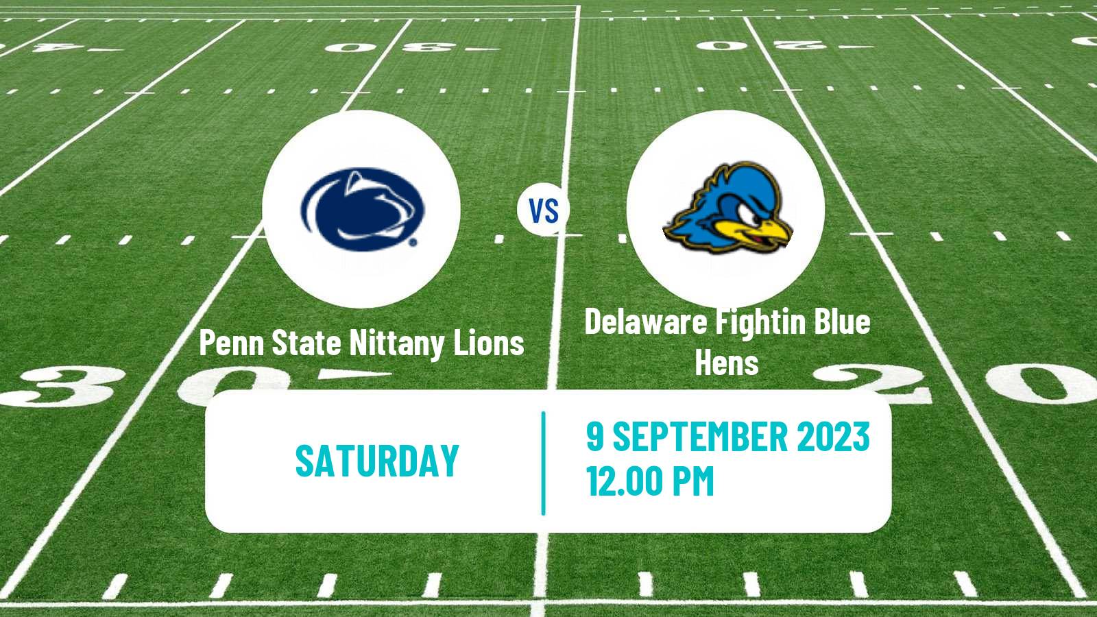 American football NCAA College Football Penn State Nittany Lions - Delaware Fightin Blue Hens
