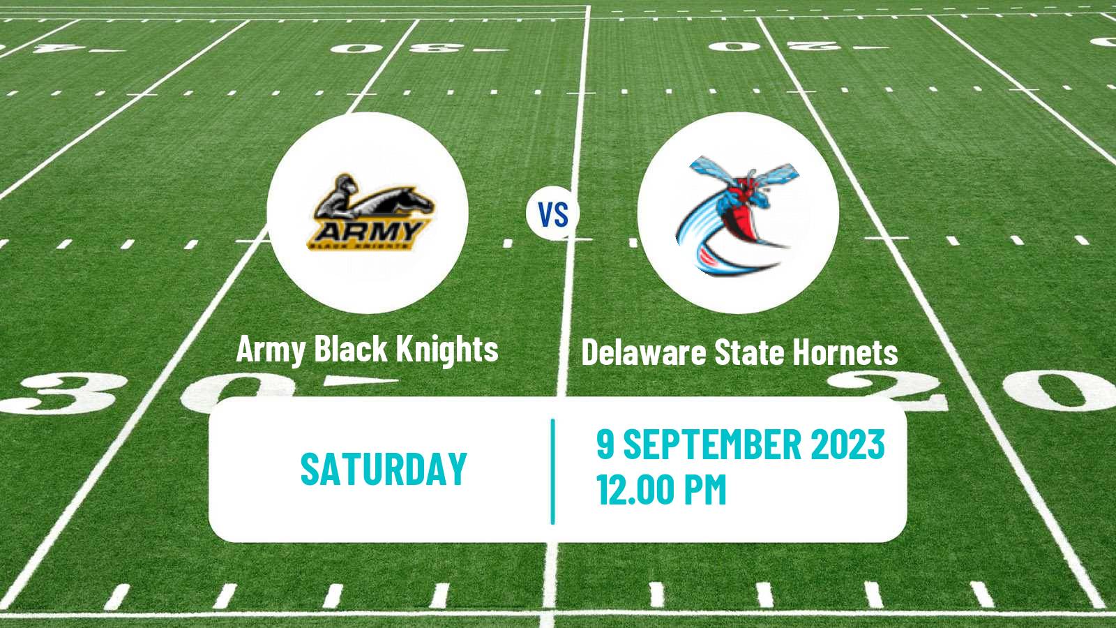 American football NCAA College Football Army Black Knights - Delaware State Hornets