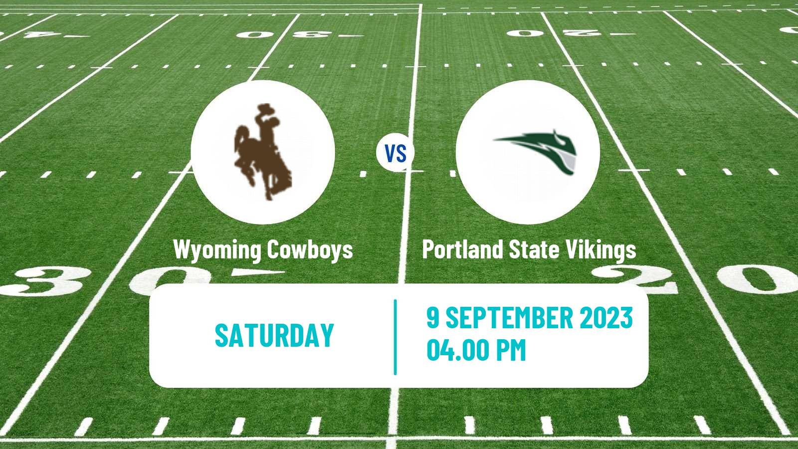 American football NCAA College Football Wyoming Cowboys - Portland State Vikings