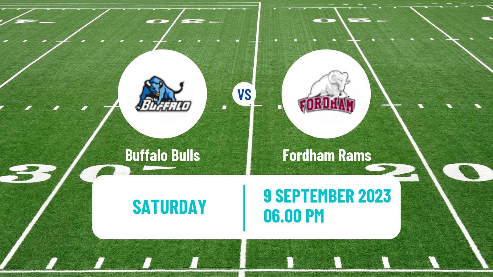 American football NCAA College Football Buffalo Bulls - Fordham Rams