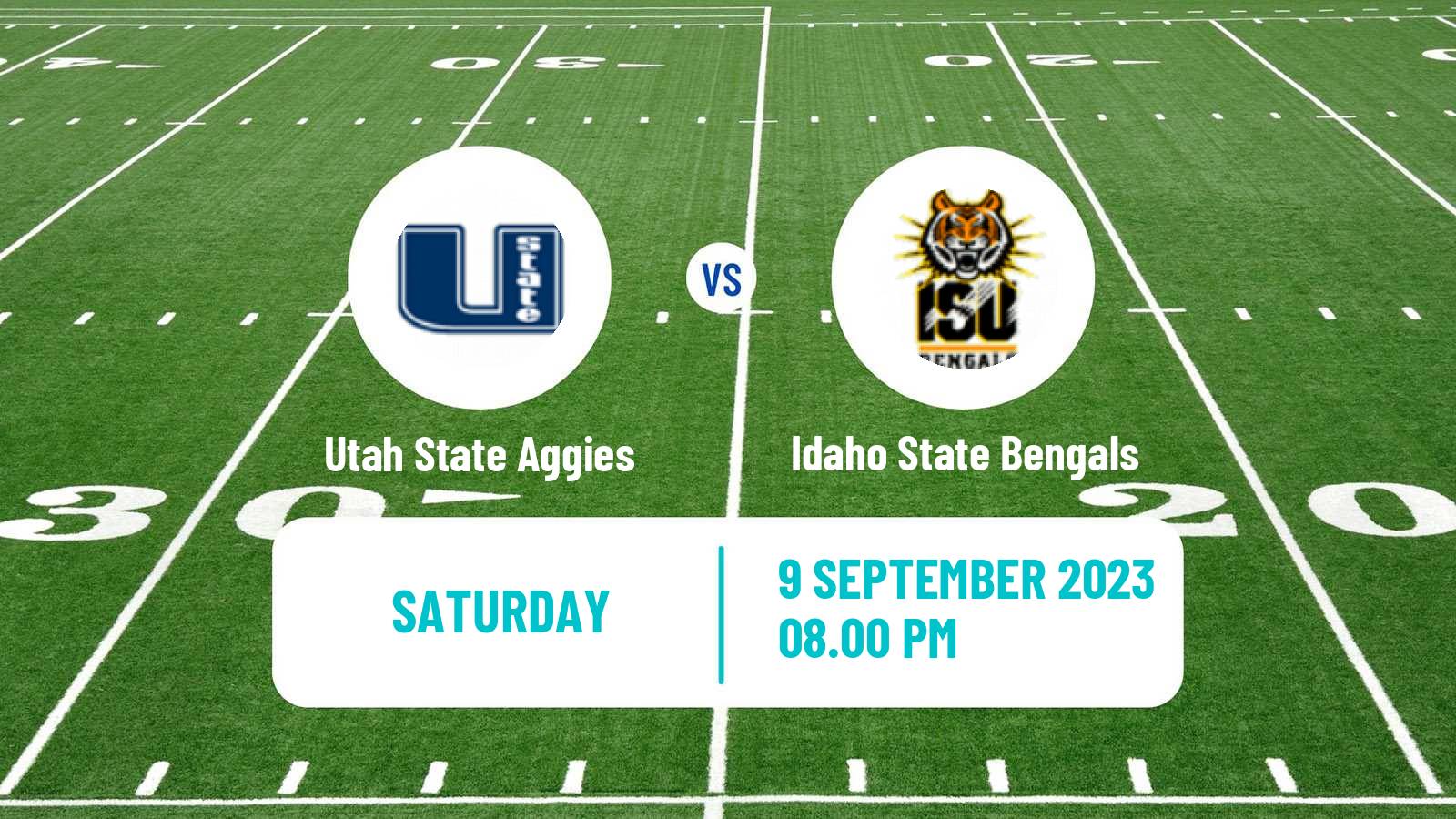 American football NCAA College Football Utah State Aggies - Idaho State Bengals