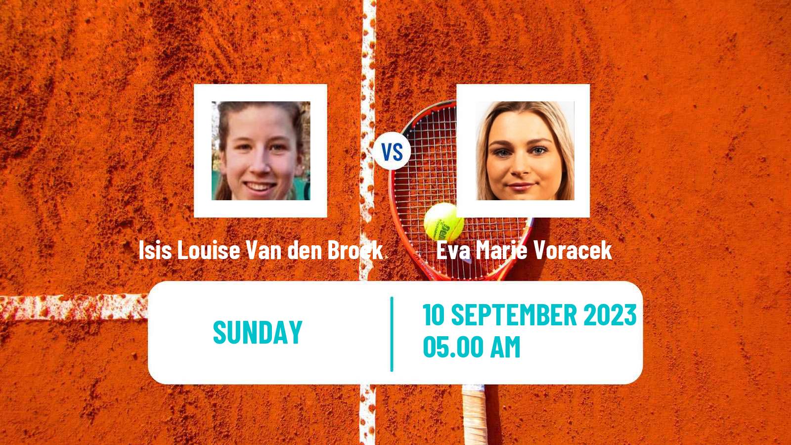 Tennis ITF W15 Haren Women Isis Louise Van den Broek - Eva Marie Voracek