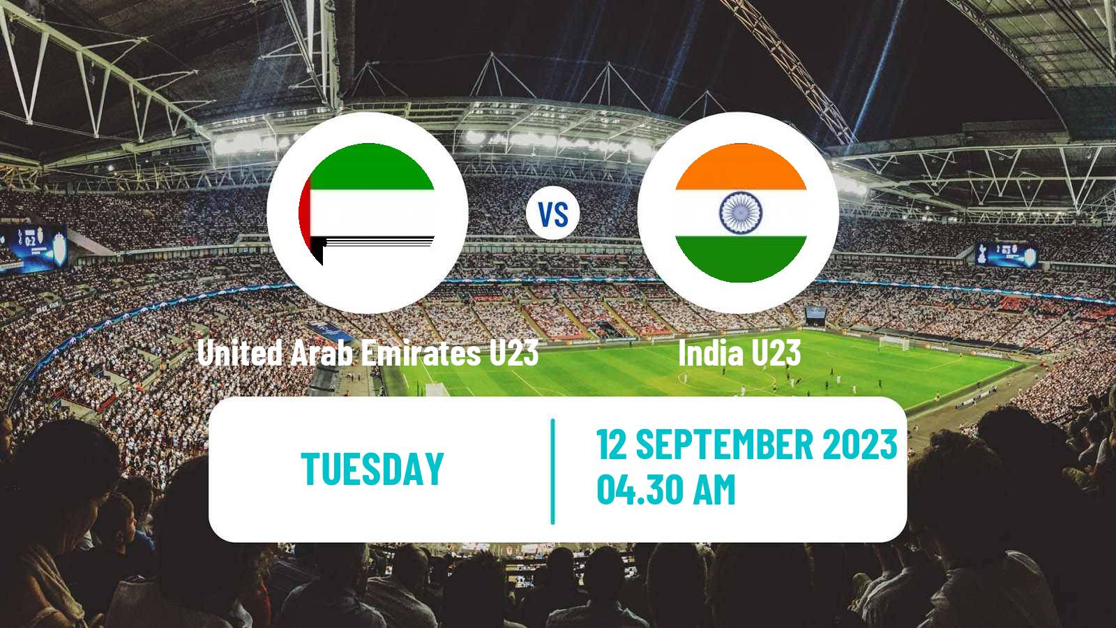 Soccer AFC Asian Cup U23 United Arab Emirates U23 - India U23