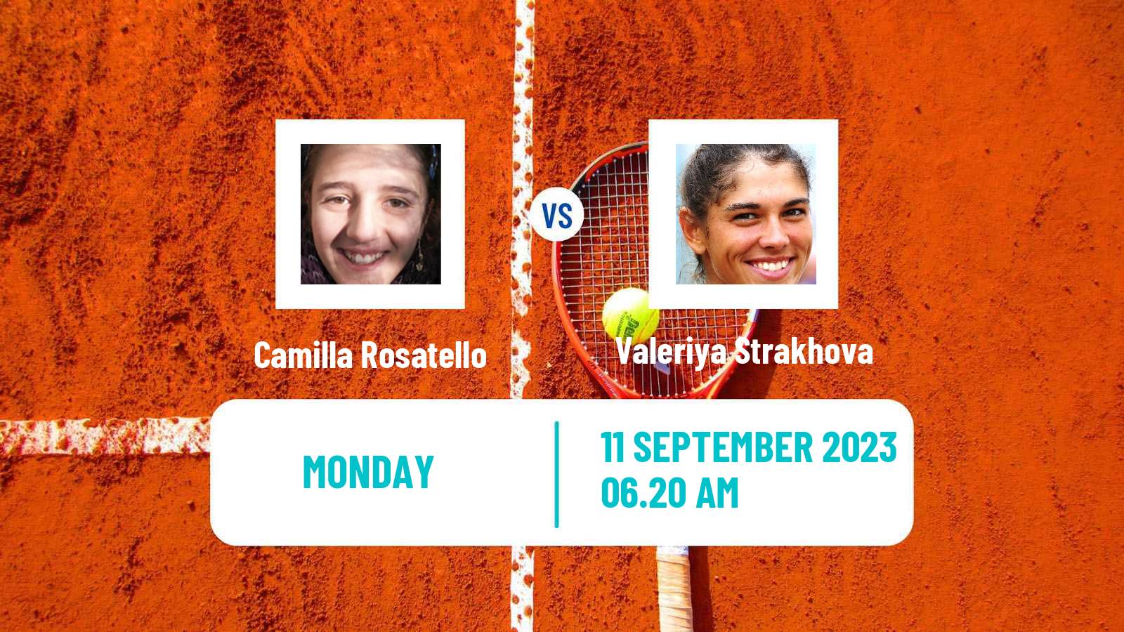 Tennis Bucharest Challenger Women Camilla Rosatello - Valeriya Strakhova