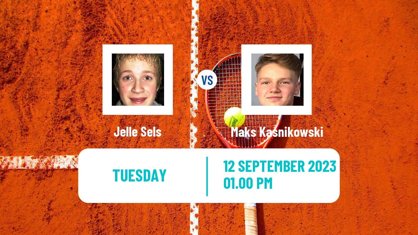 Tennis Szczecin Challenger Men 2023 Jelle Sels - Maks Kasnikowski