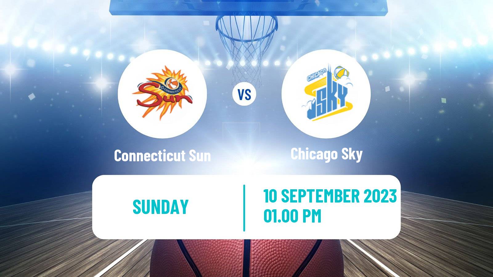 Basketball WNBA Connecticut Sun - Chicago Sky