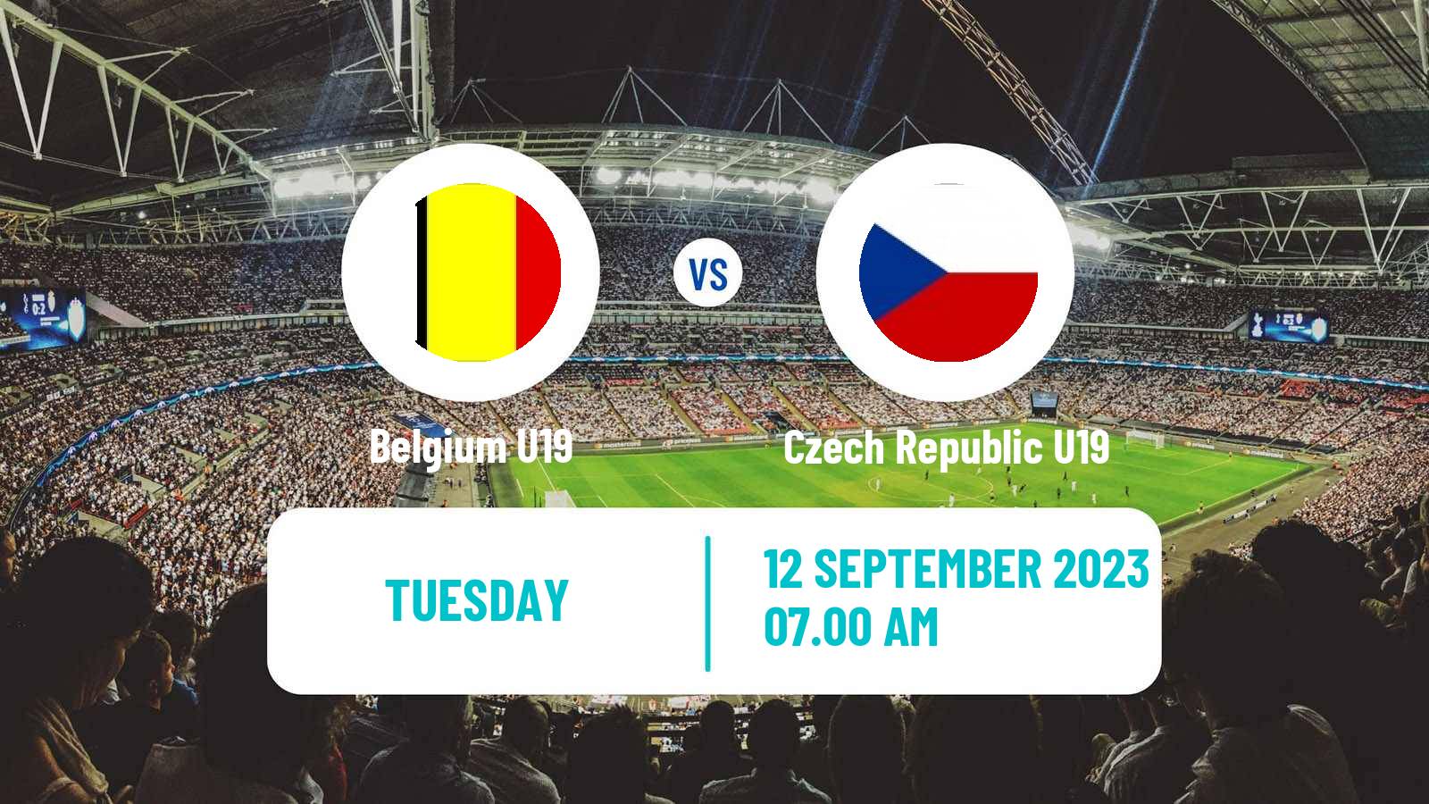 Soccer Friendly Belgium U19 - Czech Republic U19