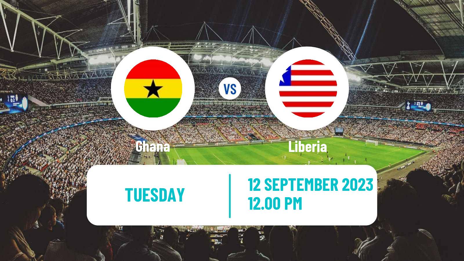 Soccer Friendly Ghana - Liberia