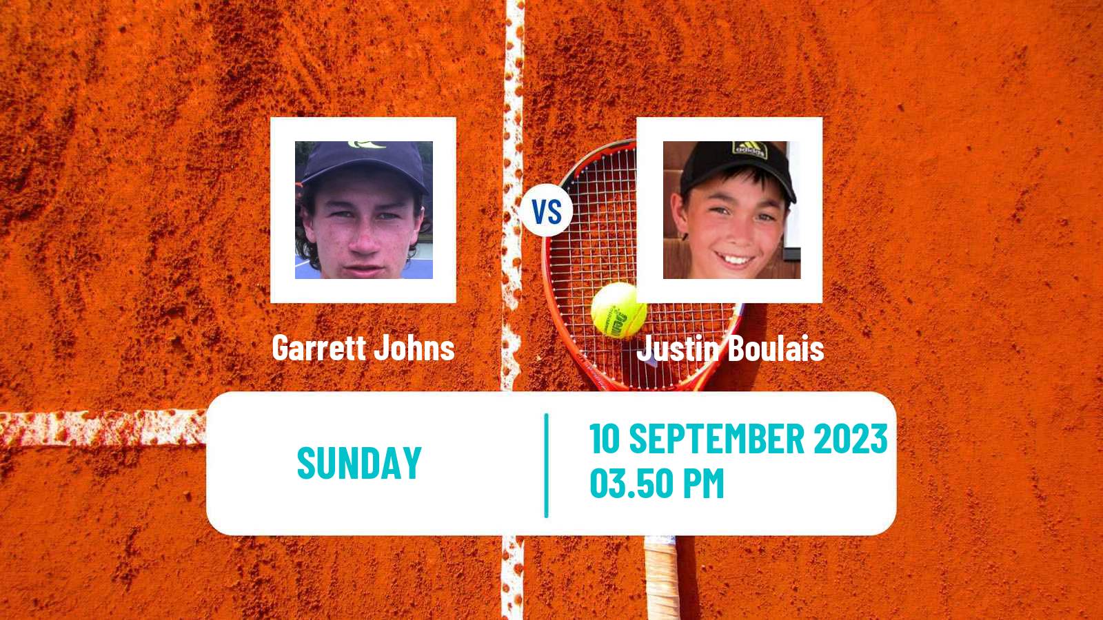 Tennis Cary 2 Challenger Men Garrett Johns - Justin Boulais