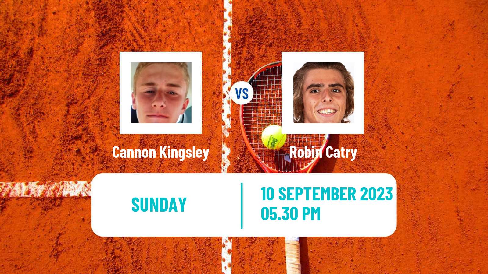 Tennis Cary 2 Challenger Men Cannon Kingsley - Robin Catry