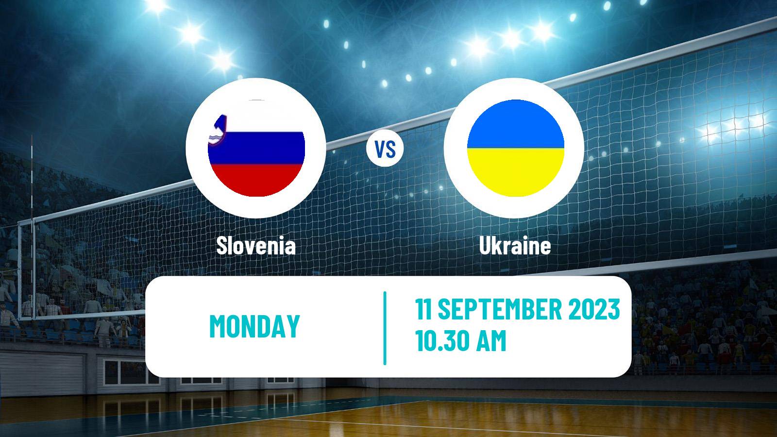 Volleyball European Championships Volleyball Slovenia - Ukraine