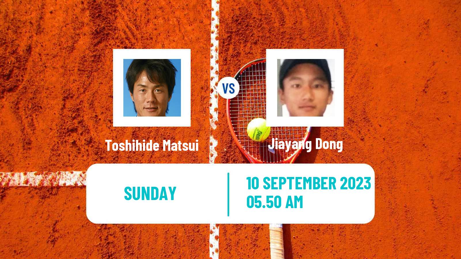 Tennis Guangzhou Challenger Men Toshihide Matsui - Jiayang Dong