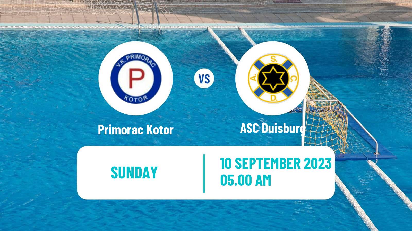 Water polo Champions League Water Polo Primorac Kotor - ASC Duisburg