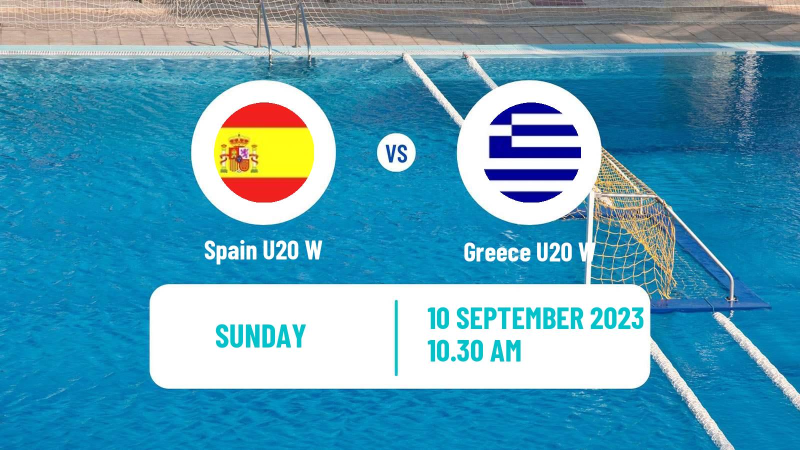 Water polo World Championship Water Polo U20 Women Spain U20 W - Greece U20 W