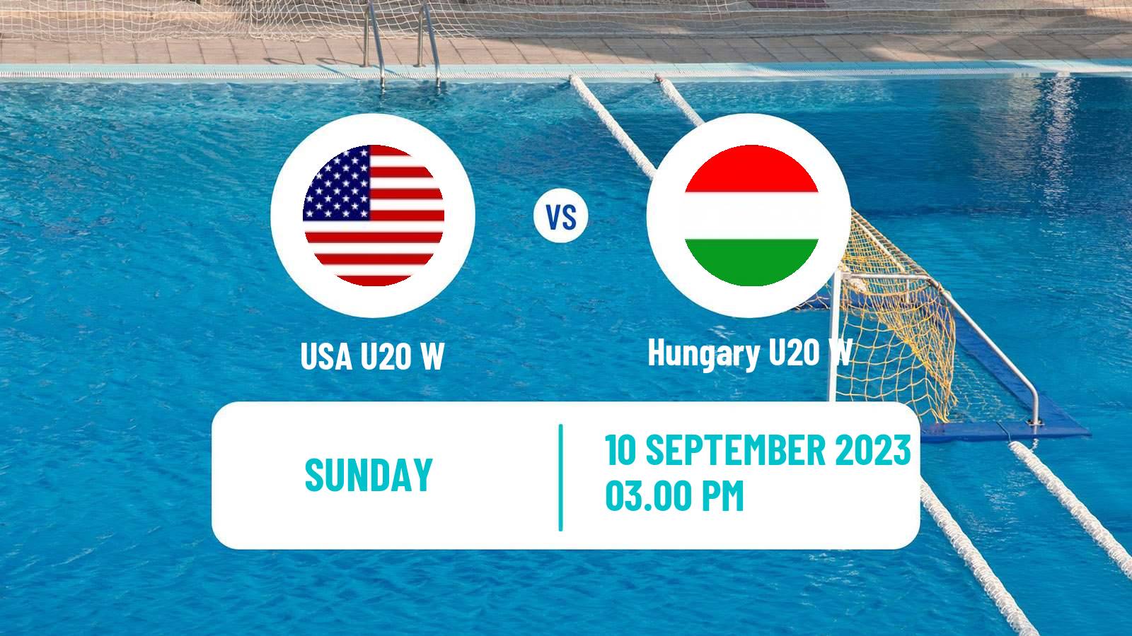 Water polo World Championship Water Polo U20 Women USA U20 W - Hungary U20 W