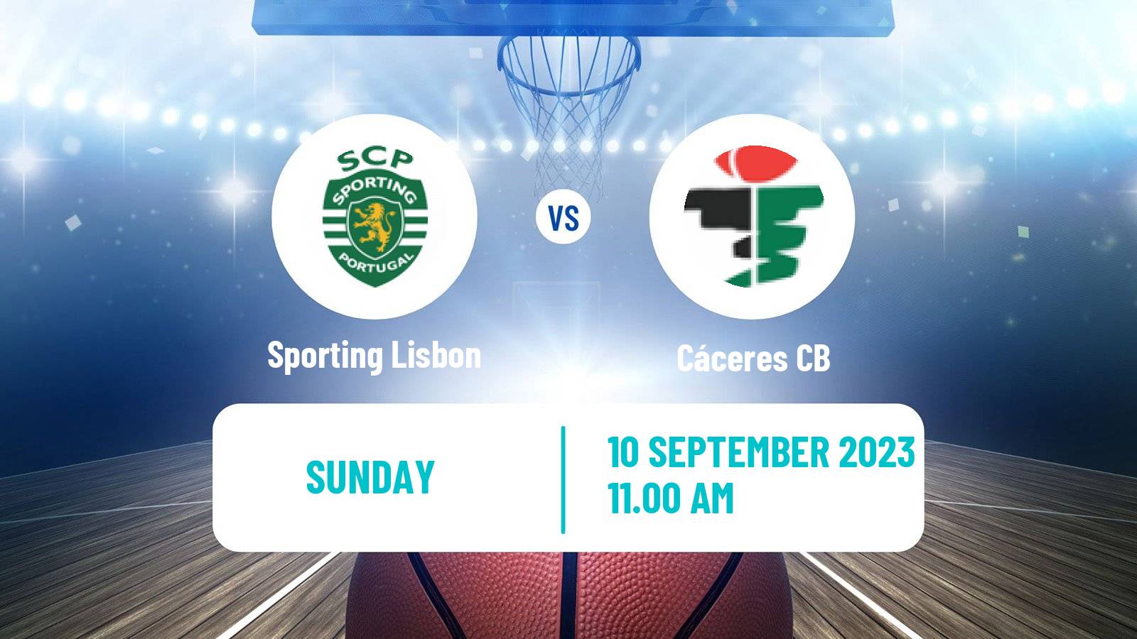 Basketball Club Friendly Basketball Sporting Lisbon - Cáceres CB