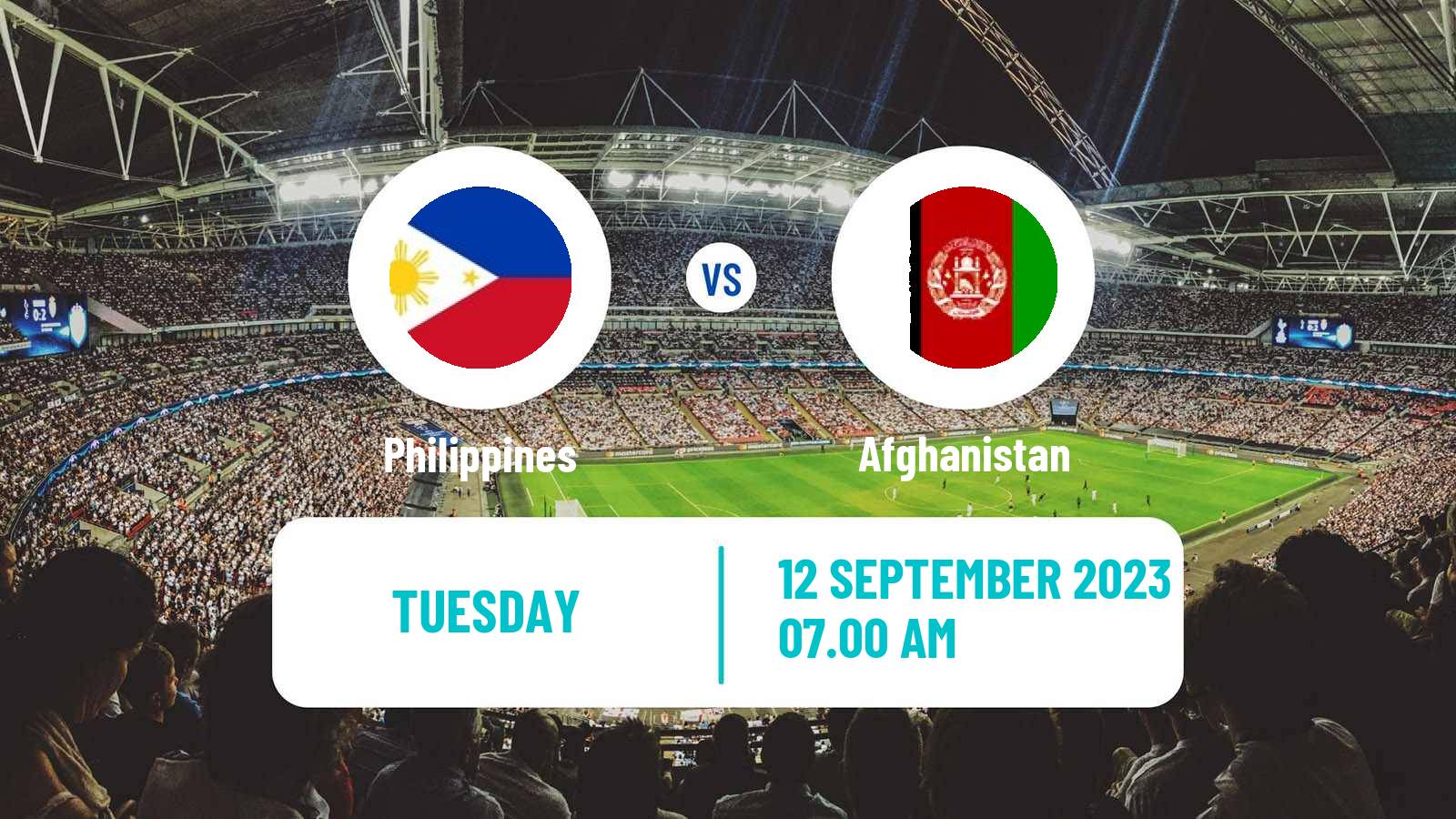 Soccer Friendly Philippines - Afghanistan