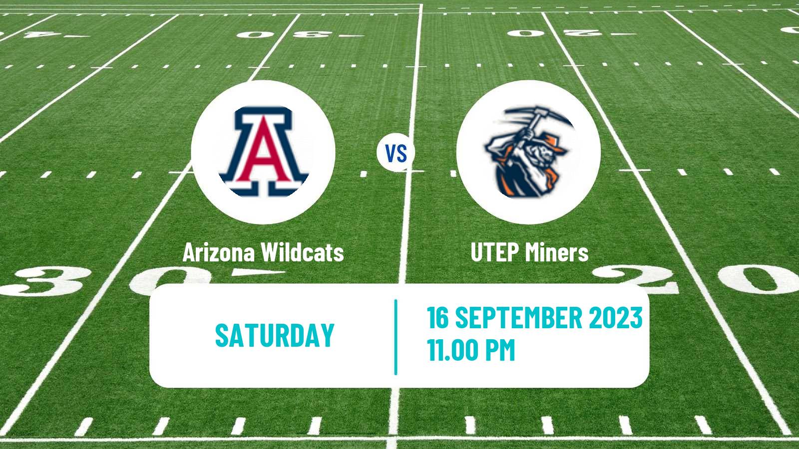 American football NCAA College Football Arizona Wildcats - UTEP Miners
