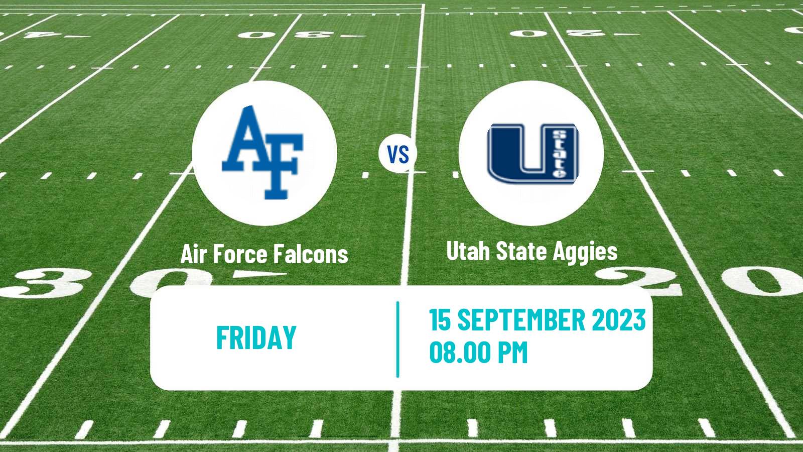 American football NCAA College Football Air Force Falcons - Utah State Aggies