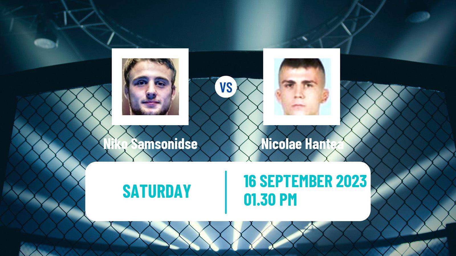 MMA Featherweight Oktagon Men Niko Samsonidse - Nicolae Hantea