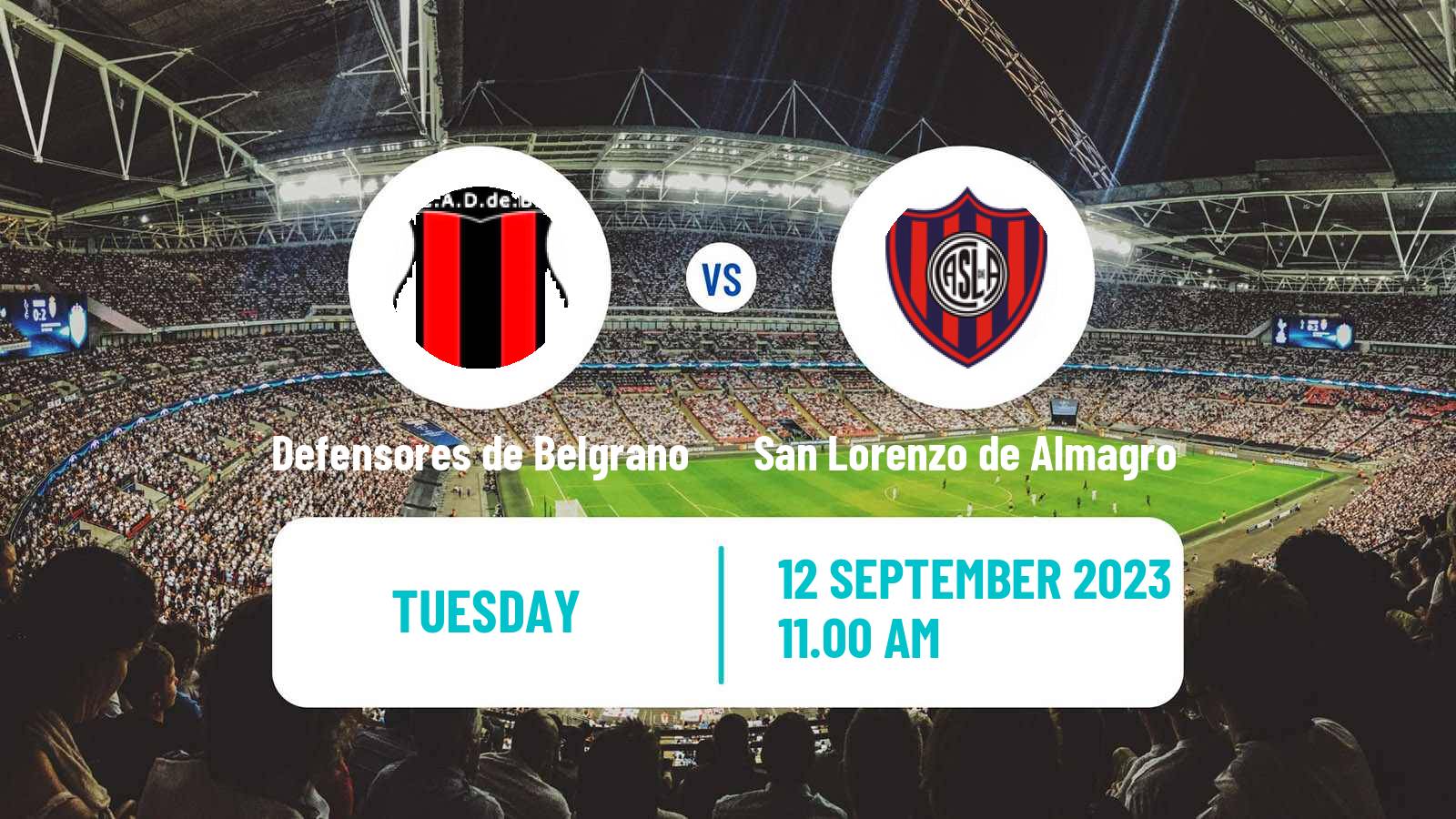 Soccer Argentinian Primera A Women Defensores de Belgrano - San Lorenzo de Almagro