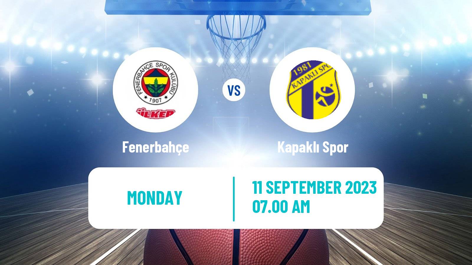 Basketball Club Friendly Basketball Fenerbahçe - Kapaklı Spor