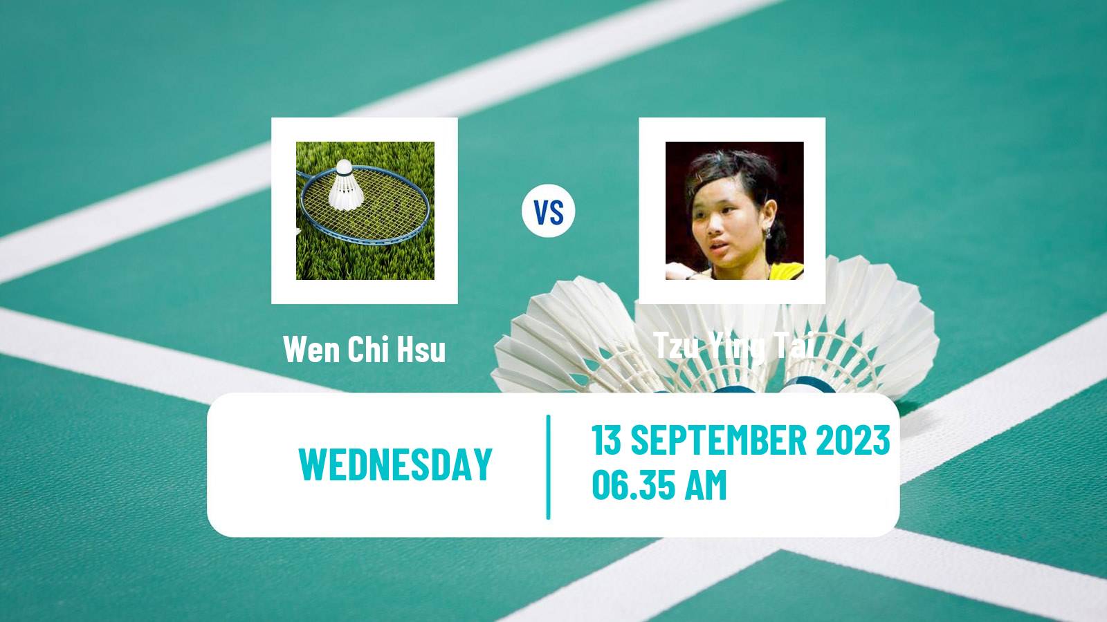 Badminton BWF World Tour Hong Kong Open Women Wen Chi Hsu - Tzu Ying Tai