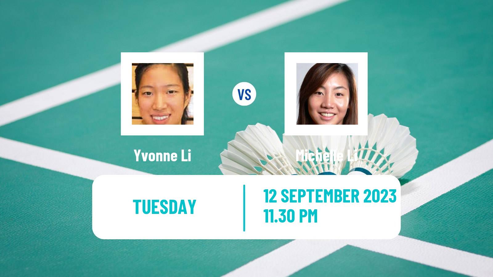 Badminton BWF World Tour Hong Kong Open Women Yvonne Li - Michelle Li