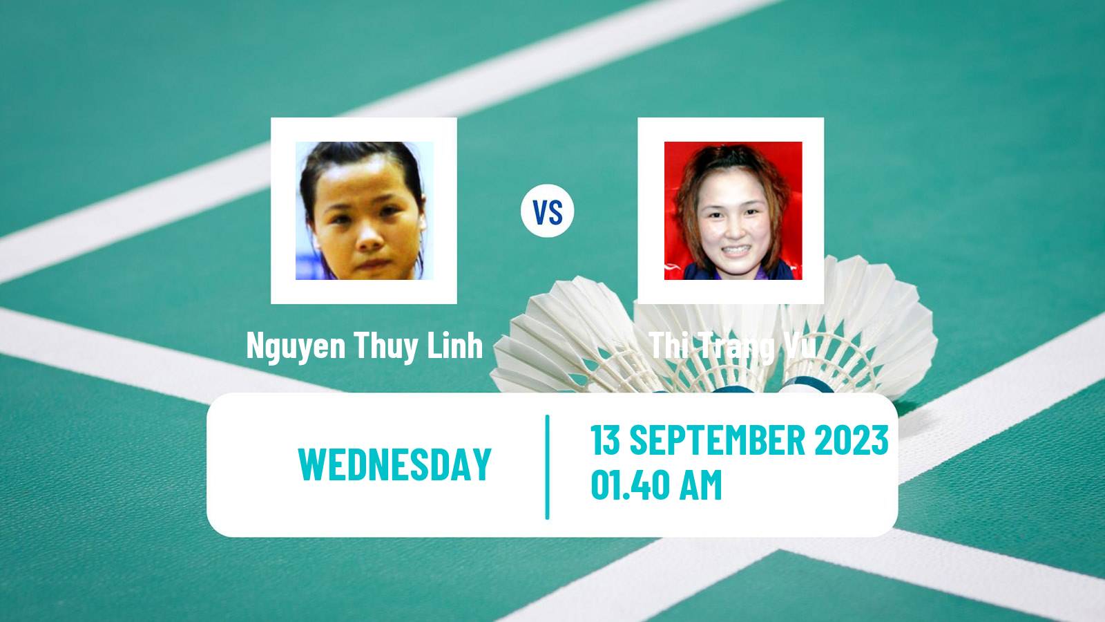 Badminton BWF World Tour Vietnam Open Women Nguyen Thuy Linh - Thi Trang Vu