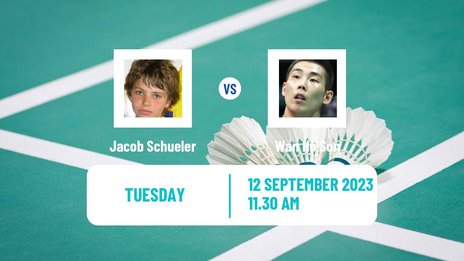 Badminton BWF World Tour Vietnam Open Men Jacob Schueler - Wan Ho Son