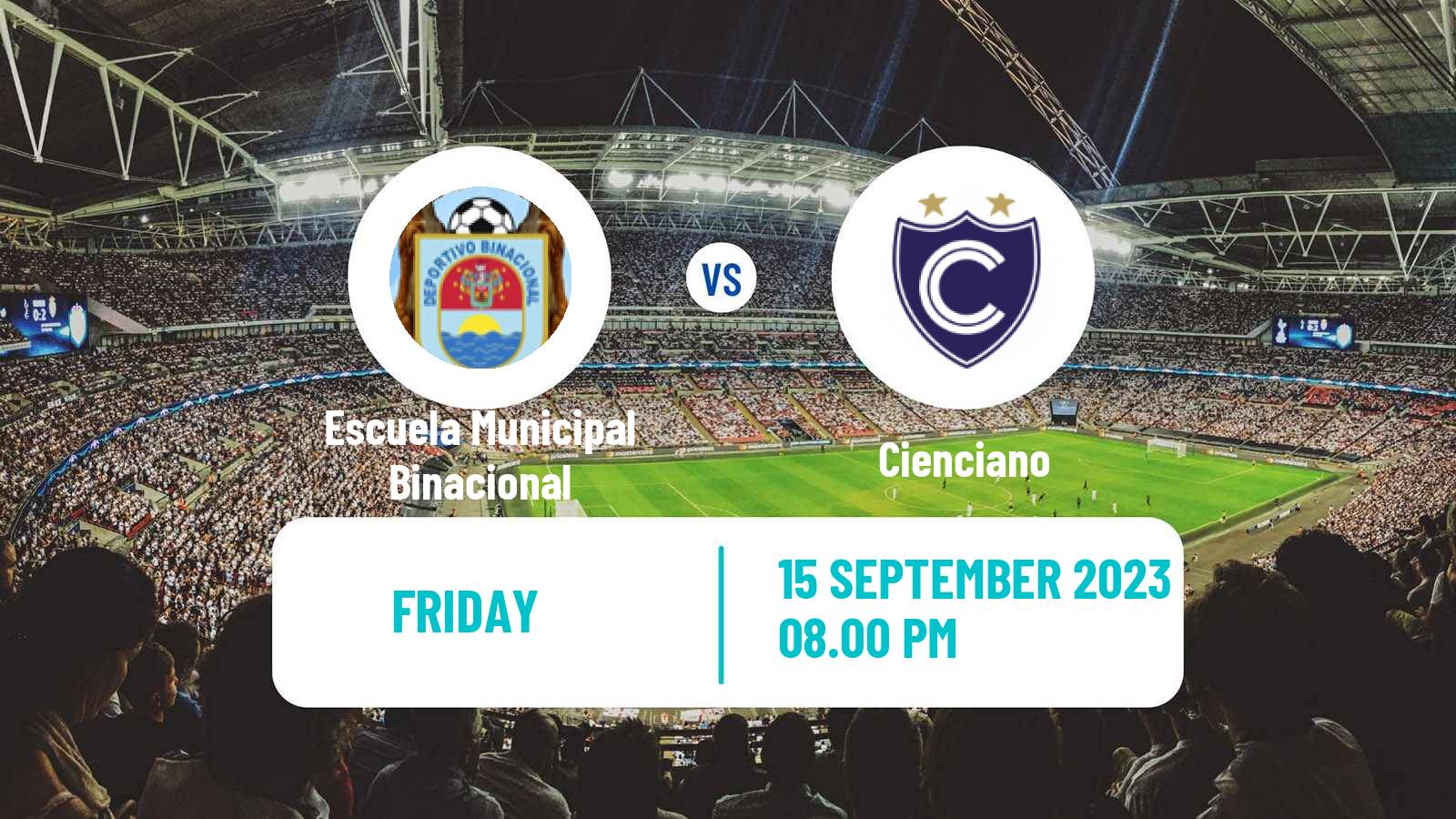 Soccer Peruvian Liga 1 Escuela Municipal Binacional - Cienciano