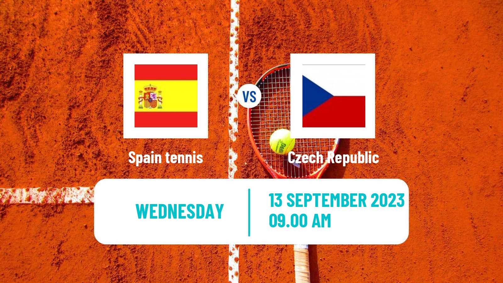 Tennis Davis Cup - World Group Teams Spain - Czech Republic