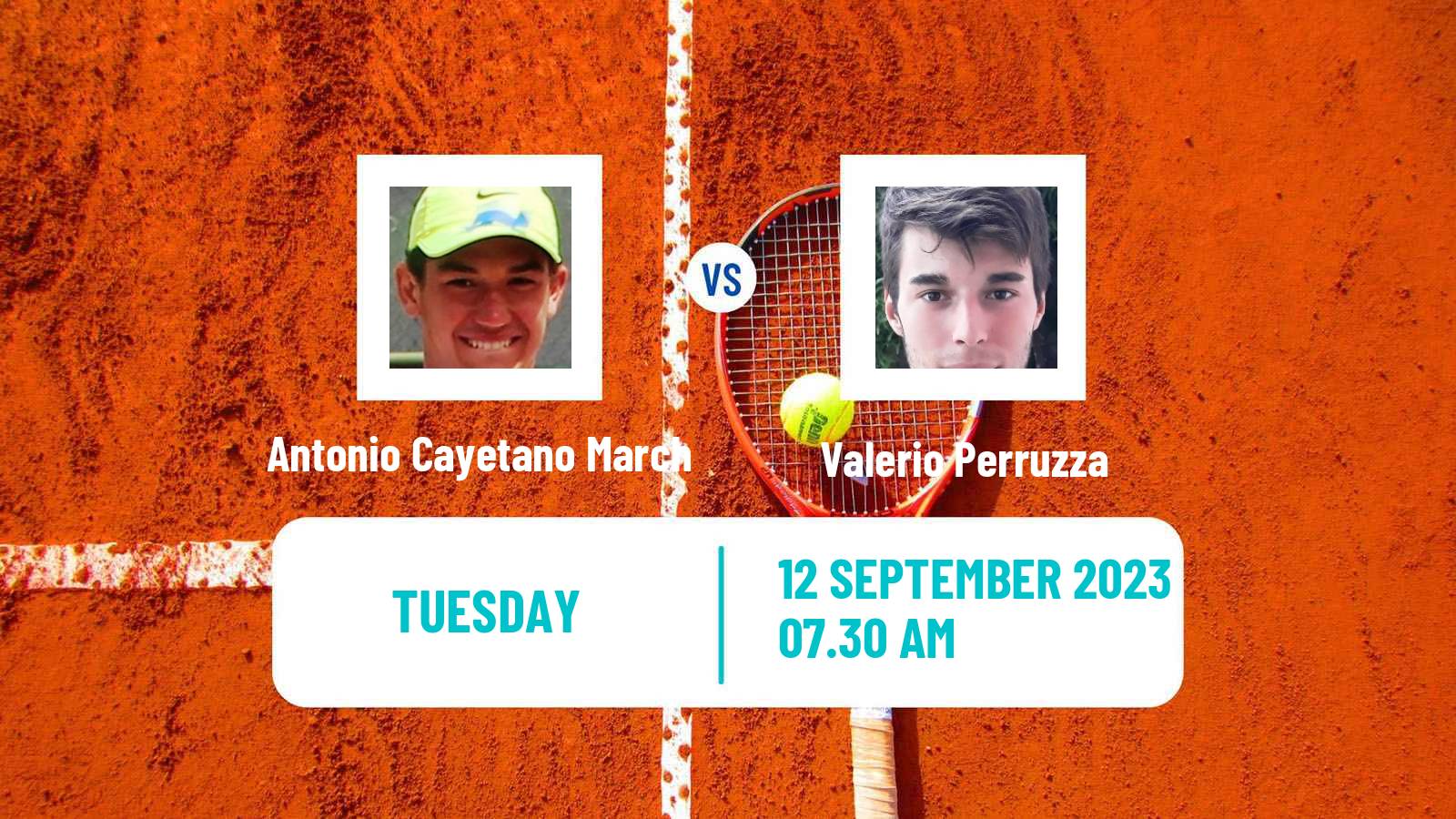 Tennis ITF M15 Satu Mare Men 2023 Antonio Cayetano March - Valerio Perruzza