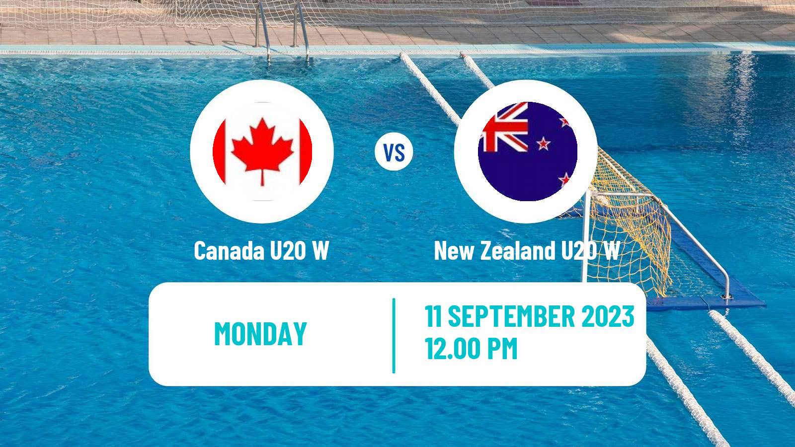 Water polo World Championship Water Polo U20 Women Canada U20 W - New Zealand U20 W