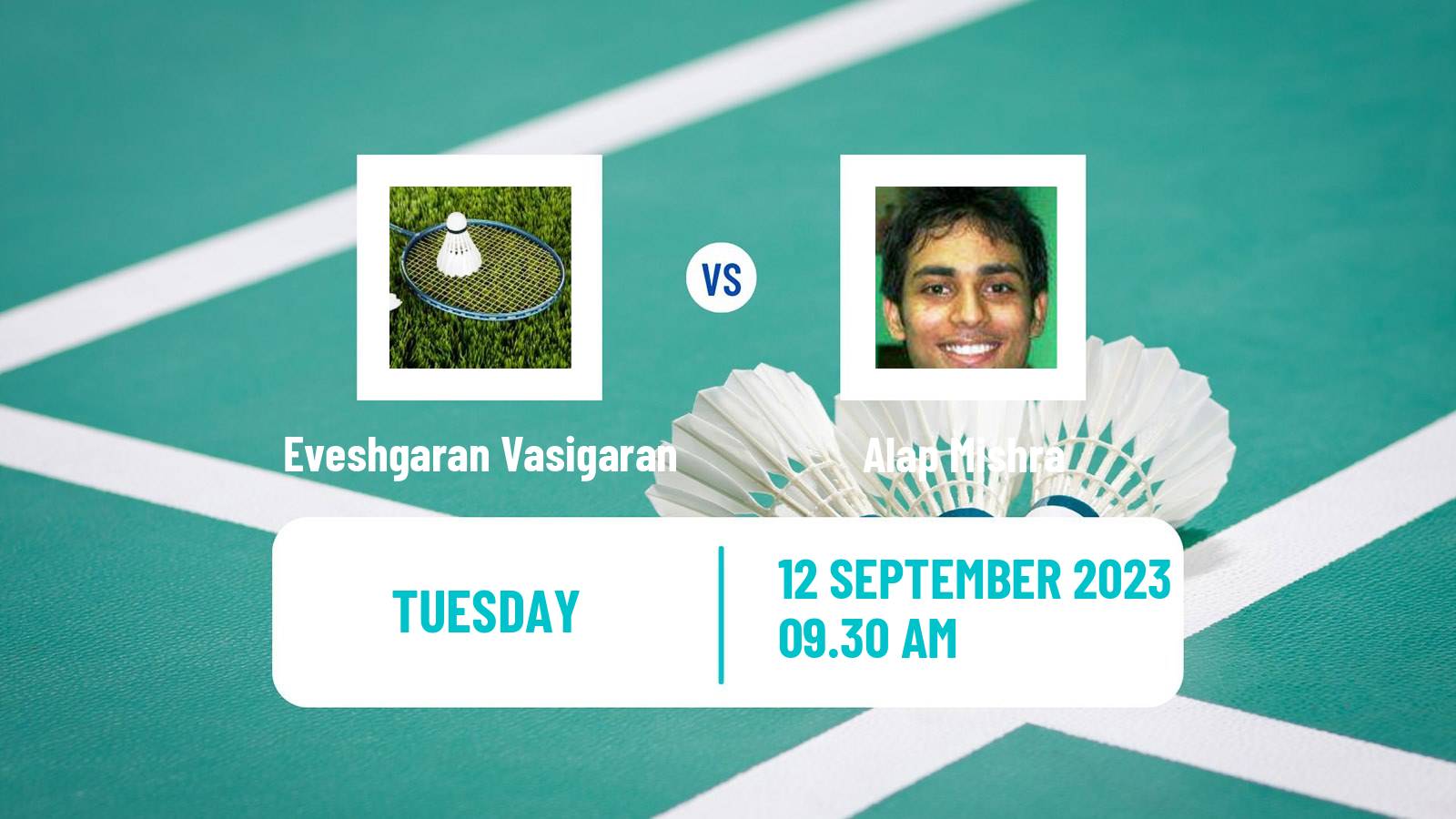 Badminton BWF World Tour Vietnam Open Men Eveshgaran Vasigaran - Alap Mishra